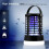 Electric Bug Zapper Mosquito Trap with Lamp USB Rechargeable 3