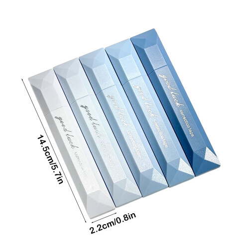 Correction Tape with 60 Curved Tip and Gradient Design 2