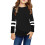 Girls Knot Tunic Tee Black L 2