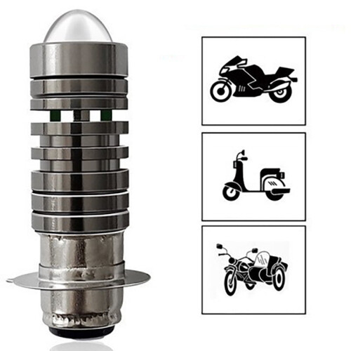 LED Headlight Bulbs P15D H6 12V Dual Color 2