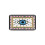 Evil Eye Kitchen Rugs Set of 2 Boho White Non-Slip 2
