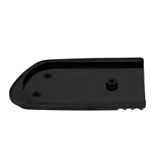 CNC Defiance Brake Pedal Pad Black Large for Harley Touring