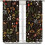 Mushroom Forest Moth Curtains Retro Cartoon Pattern 84x84 in 8