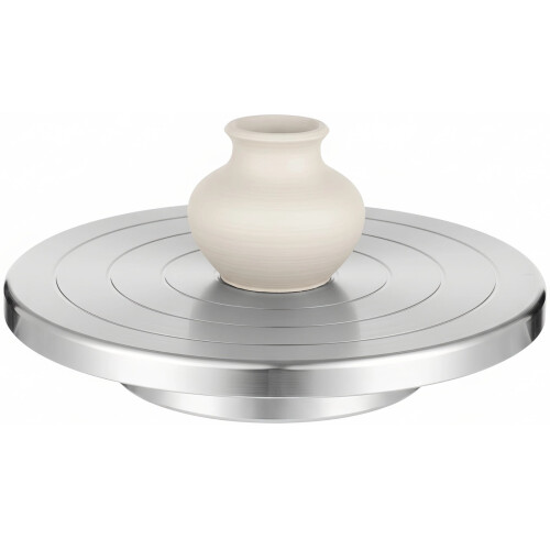 Aluminum Alloy Pottery Turntable 360 Rotating Stand 1