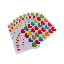 Heart Stickers Love Decorative 10 Sheets