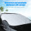 Car Windshield Snow Cover 51.2x63in Universal Winter 6