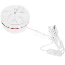 Mini Portable Washer ABS White 1 Set