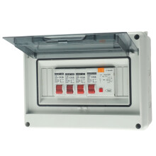 3-Way Garage Shed Camper Van Consumer Unit with RCD and 3