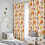 Pumpkin Pattern Thanksgiving Curtains 2 Pack 52x84 in 5