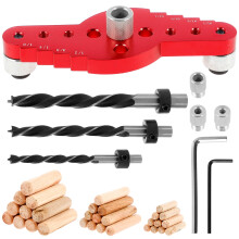 Aluminum Self-Centering Scriber Dowel Jig Kit 2-in-1