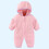 Fleece Jumpsuit for Babies 3M-3Y Hooded Long Sleeve 1