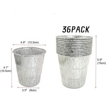 Aluminum Foil Liners for Grill Grease Bucket 36 Pcs