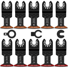 Oscillating Saw Blades Set Bi-Metal Curved Edge Japanese