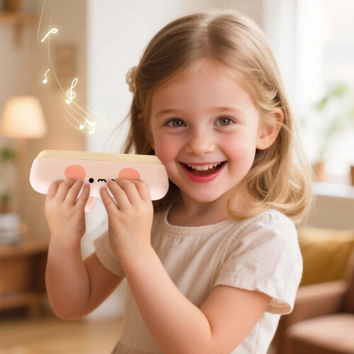 Cartoon Kids Harmonica in C 16-Hole Washable Removable 2