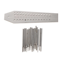 Watchmakers Tap and Die Kit 0.7 mm to 2 mm Micro Screw Plate