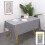 Disposable Plastic Tablecloth Solid Color 54x108 Inches 1