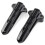 BFY Black Front Fork Boot Cover with LED Lights for Harley 1
