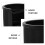 U-Shaped Microphone Windscreen Shield Black Double-Layer 1 3