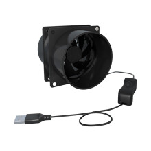 Wall Exhaust Fan for Yacht Office Toilet Garage Dual Mount