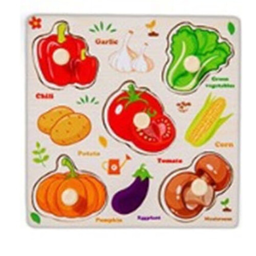 Wooden Montessori Puzzles Developmental Toy Set 1