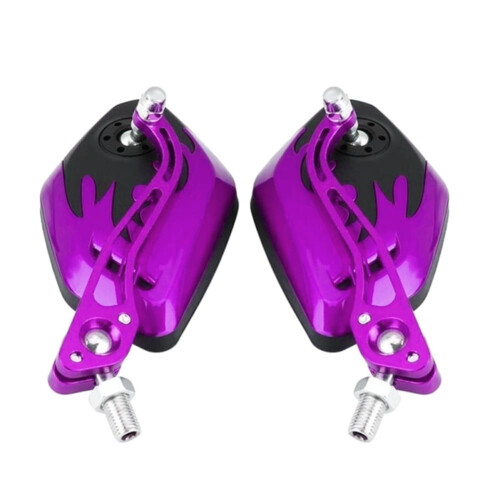 Motorcycle Handlebar Mount Rearview Mirrors 8mm 10mm 2 pcs