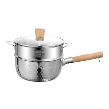 Saucepan with Steamer Lid 16 cm Multipurpose Cooking Pot