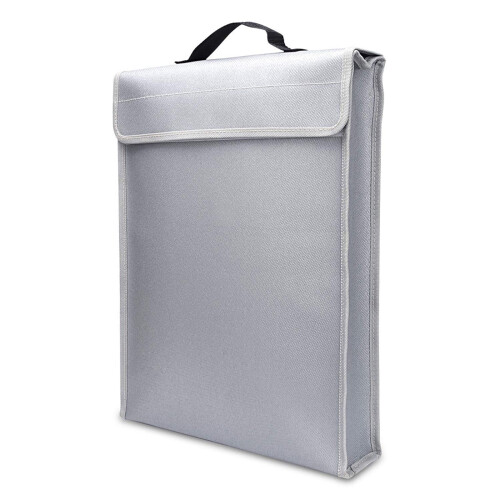 Fireproof Waterproof Document Pouch for Home Office Storage
