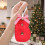 Décorations de Noël en feutrine rouge, lettres A-Z, 26 pièces 5