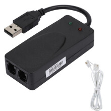 External 56K USB 2.0 Dial-Up and Fax Modem Dual Port