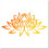 Drawing Stencil Template Square Creamy White Lotus 1 Sheet 1