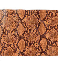 Snakeskin PU Leather Fabric for DIY Crafts 136x21.4x0.1 cm