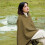 Heated Shawl Portable Electric USB Blanket Green 6