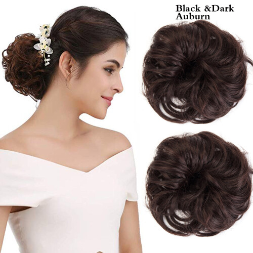 LELINTA Messy Hair Bun Extensions 2 pcs