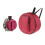Red Bass Drum Bag Backpack with Shoulder Strap and External 2