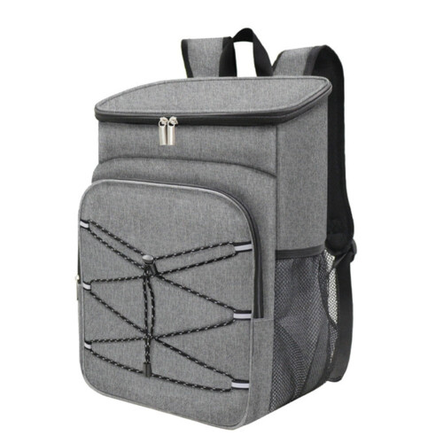 Insulated Thermal Cooler Backpack Waterproof Grey