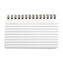 Cahier de fiches à spirale, 7,6 x 12,7 cm, ligné, 50 pages, 8