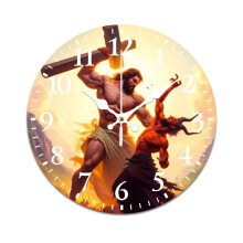 Horloge murale silencieuse Ă motif croix, moderne, Ă piles