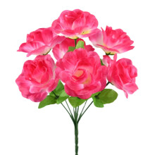 Bouquet de roses en soie, mini roses artificielles pour mariage à faire soi-même