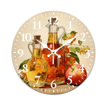 Horloge murale rétro silencieuse à motifs amusants 30 cm