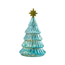 Green Glass Christmas Tree Ornament 1 Piece