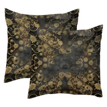 Housses de coussin Steampunk 45 x 45 cm (lot de 2)