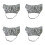 Bonnet de douche imperméable pour animaux de compagnie avec sangle ajustable (4 pièces) 1