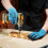 PU Coated Safety Work Gloves Large Black 12 Pairs 4