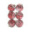 Boules de Noël incassables, lot de 6, 6 cm (2,36 pouces) 1