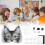 Winddicht ademend motormasker DIY kattenset 1