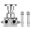 Foot Pedal Valve G1/2 Inch Copper 1 Pack 1