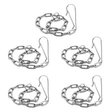 Chaînette de levage pour poignée de toilette en acier inoxydable (5 pièces)