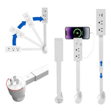 Prolunga per presa a muro con USB-A/C e 2 prese CA, 22-34