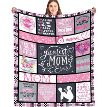 Couverture cadeau pour maman 50 x 60 pouces