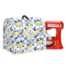 Housse de protection lavable pour mixeur, avec poches et poignée.